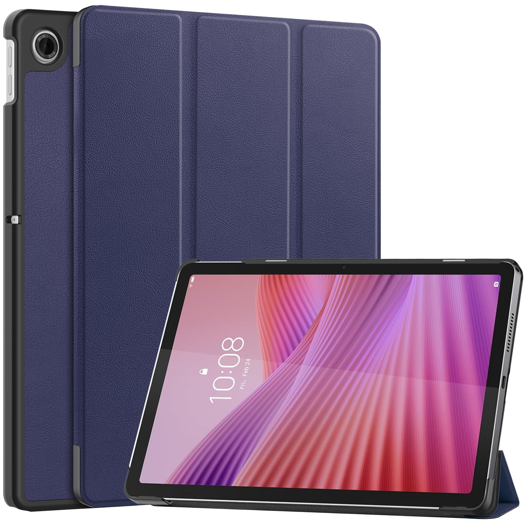 YRH for Lenovo Tab 10.1 inch 2025 (Model: TB311FU/TB311XU), PU Leather Stand Protective Hard Shell with Auto Sleep-Wake, Blue โ image 1