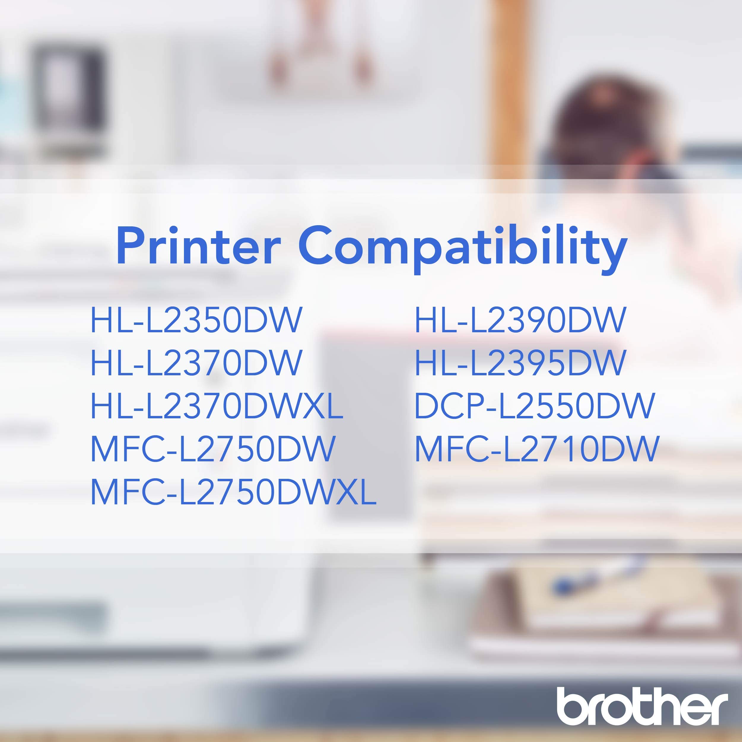 Brother Genuine TN760 High Yield Black Toner Cartridge 3-Pack