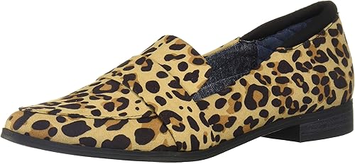 dr scholl's leopard loafer