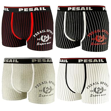 L&K 4er Pack Boxershorts Herren Retroshorts 32102