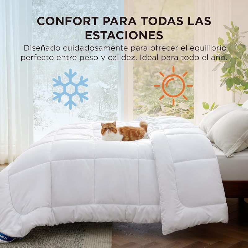 Edredão 160/180 Quilted - Edredão 240x260 cm 300gr/m² Branco