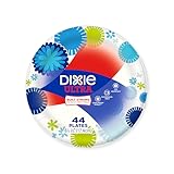 Dixie Ultra Disposable Paper Plates, 6 7/8 Inch, 44 Count (Pack of 4)