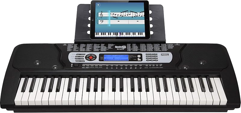 RJ654 Tastiera Pianoforte 54 Tasti con Schermo LCD
