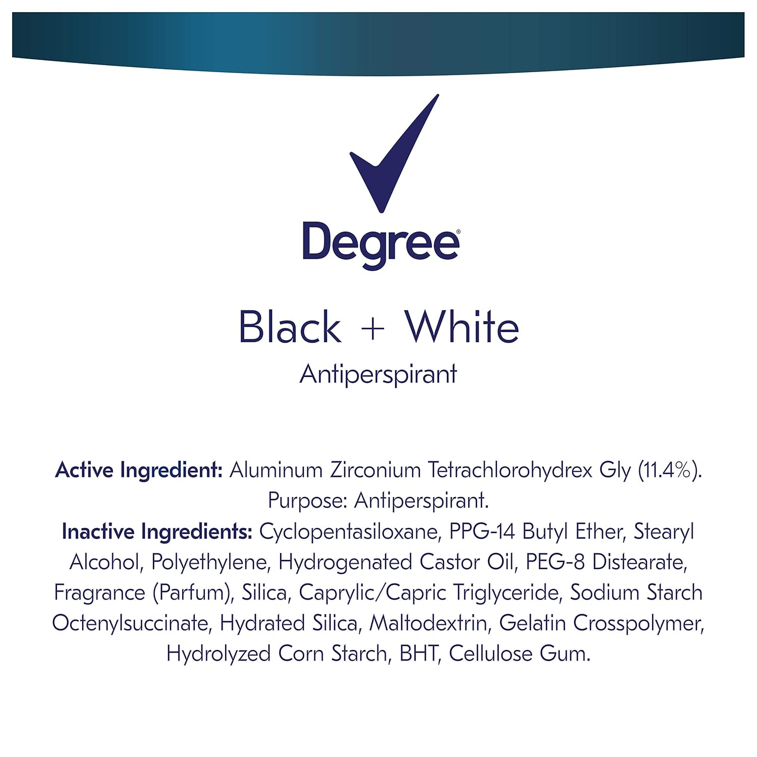 Degree Men MotionSense UltraClear Black+White Antiperspirant Deodorant Stick 2.7 oz 4 ct : Beauty