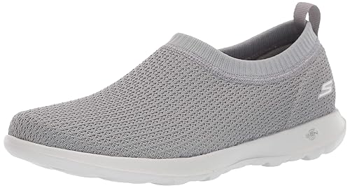 skechers go walk lite mens silver