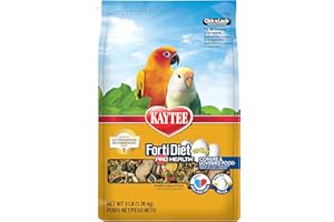 Kaytee Forti-Diet Pro Health Egg-Cite Pet Conure & Lovebird Food, 3 Pound