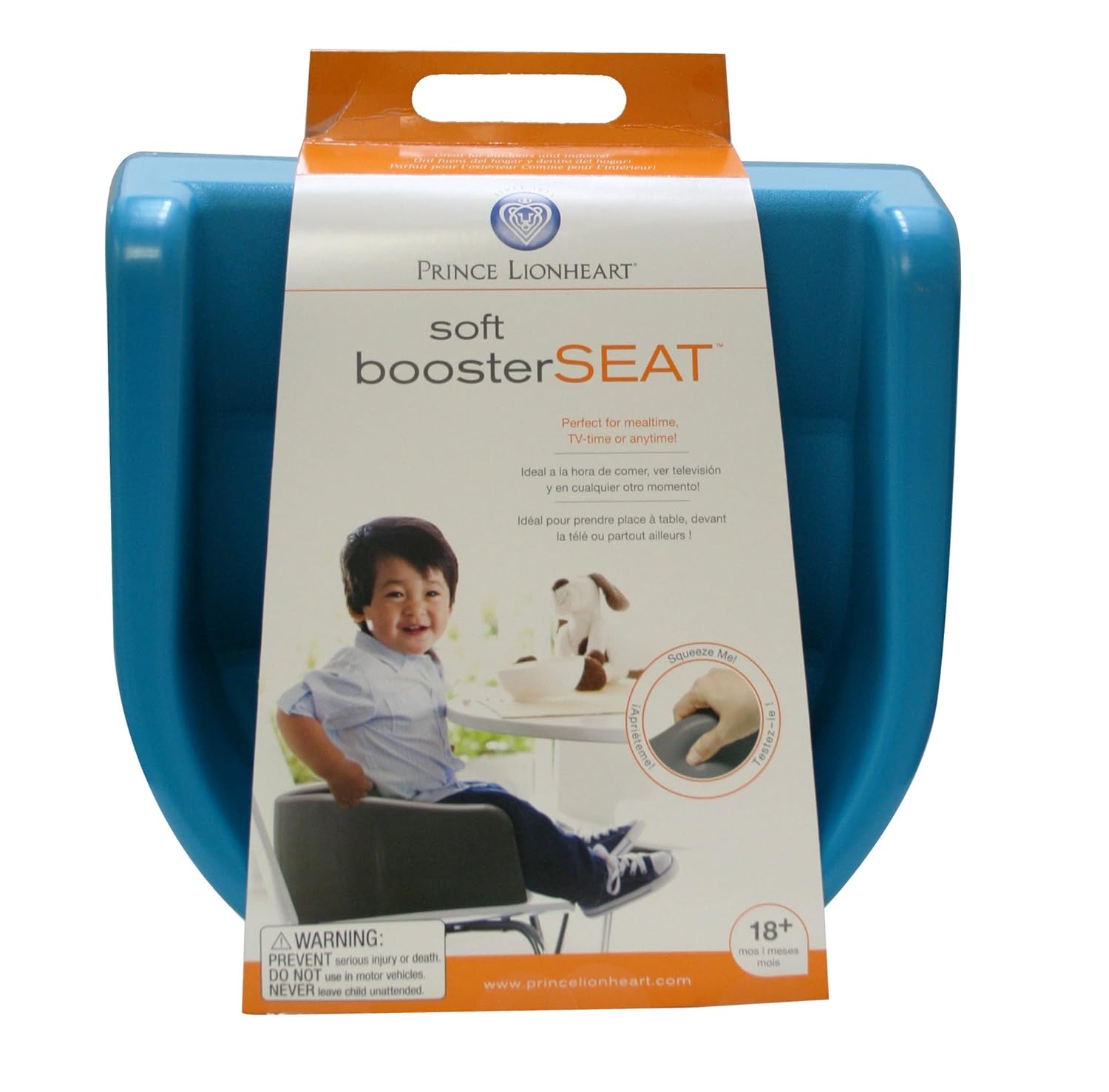 Prince Lionheart Soft Booster Seat, Charcoal Grey : Chair Booster Seats : Baby