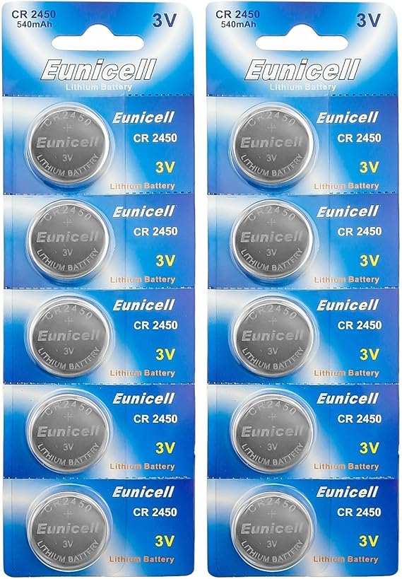 10 X CR2450 2450 CR Lithium Coin Cell Button Batteries Amazon.co.uk