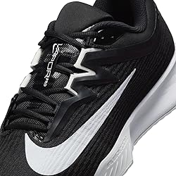Nike Men's Vapor Pro 3 Sneaker, Black/White, 13