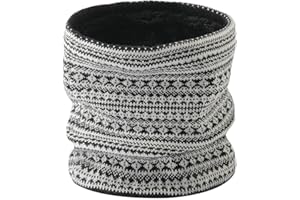 NovForth Winter Neck Warmer Men Ski, Neck Gaiter Face Scarf Women, Fleece Scarf for Men Gaiter Mask, Thick Windproof Scarves