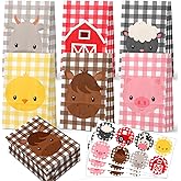 Celee Farm Animal Party Bags - Goodie Bags and Party Supplies - Favor for Kids Birthday