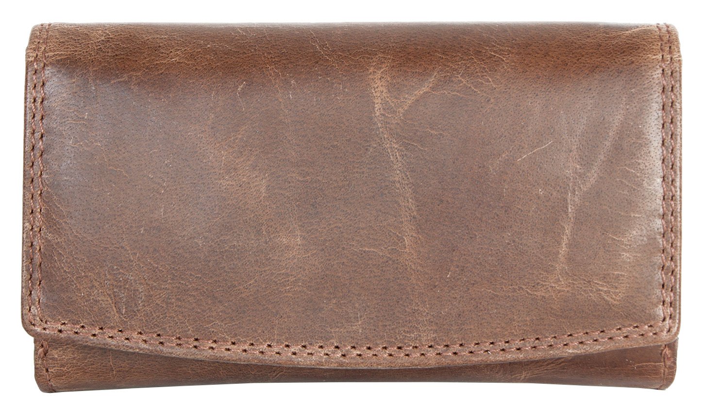HMT Brown Natural Strong Genuine Leather Wallet Without Any Logos or Markings