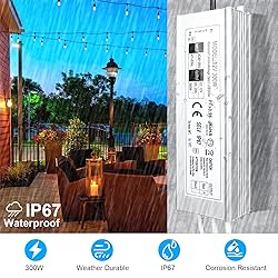 LightingWill LED Driver 300 Watts Waterproof IP67