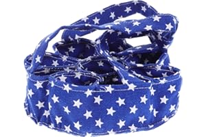 ELEOUTI Reusable Multi-pocket Egg Collecting Basket with Flat Bottom and Star Pattern Cloth for Chicken Eggs