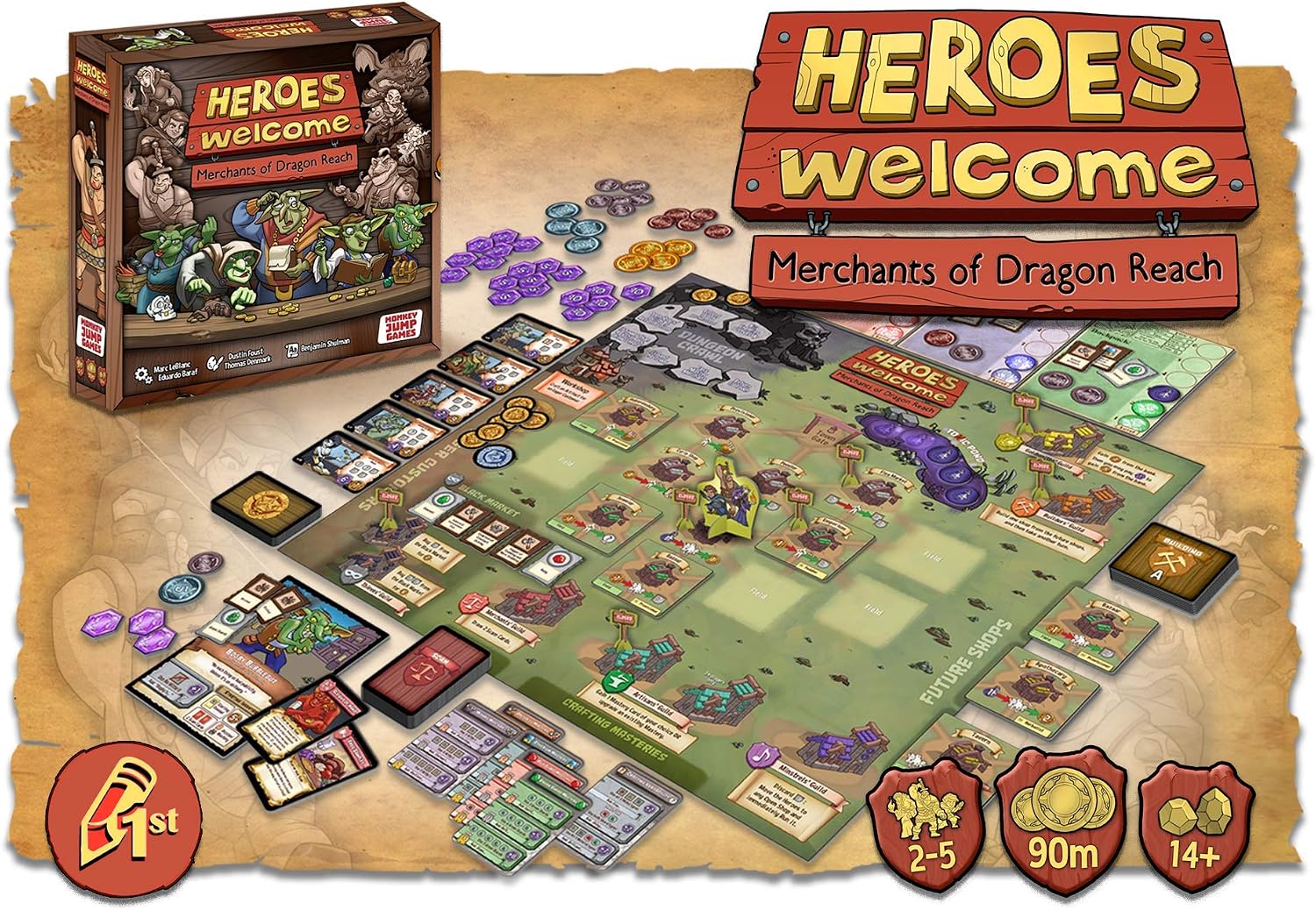 Pencil First Games, LLC Heroes Welcome: Merchants of Dragon Reach - Image 3