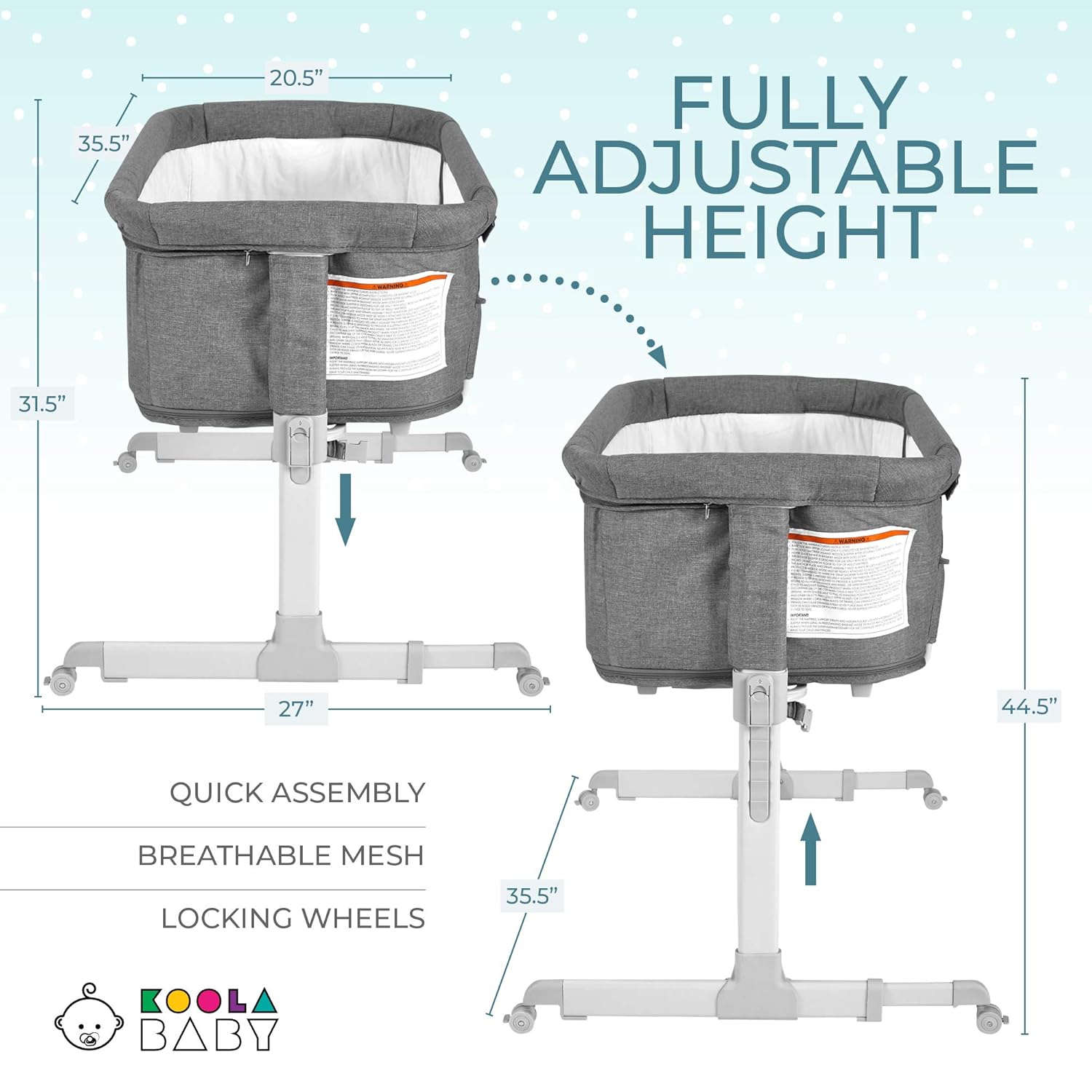 koola baby bedside sleeper