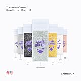 Hemway Fluorescent Blue Glitter Shaker 130g Chunky Glitter for Resin view 7