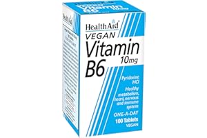 HEALTHAID Health Aid Vitamin B6 (Pyridoxine HCl) 10mg 100 Tablets