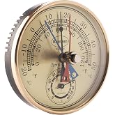Brannan Max Min Thermometer and Hygrometer - Ideal Greenhouse Thermometer and Humidity Meter to Monitor Maximum and Minimum Temperatures and Humidity Easily Wall Mounted
