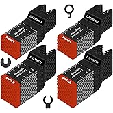DAEMKOD 50 Pack Bi-Metal Oscillating Saw Blades Metal Cutting, 34MM Multitool Blades for Hard Wood Plastic, Multi Tool Blades Kits Fit Dewalt Bosch Ryobi Milwaukee