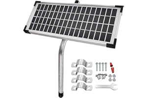 NIPPONASIA FM123 10 Watt Solar Panel Kit, Compatible with Mighty Mule Automatic Gate Openers