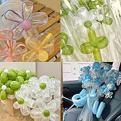 PIGETALE 100Pcs Clear 260 Balloons Transparent Long