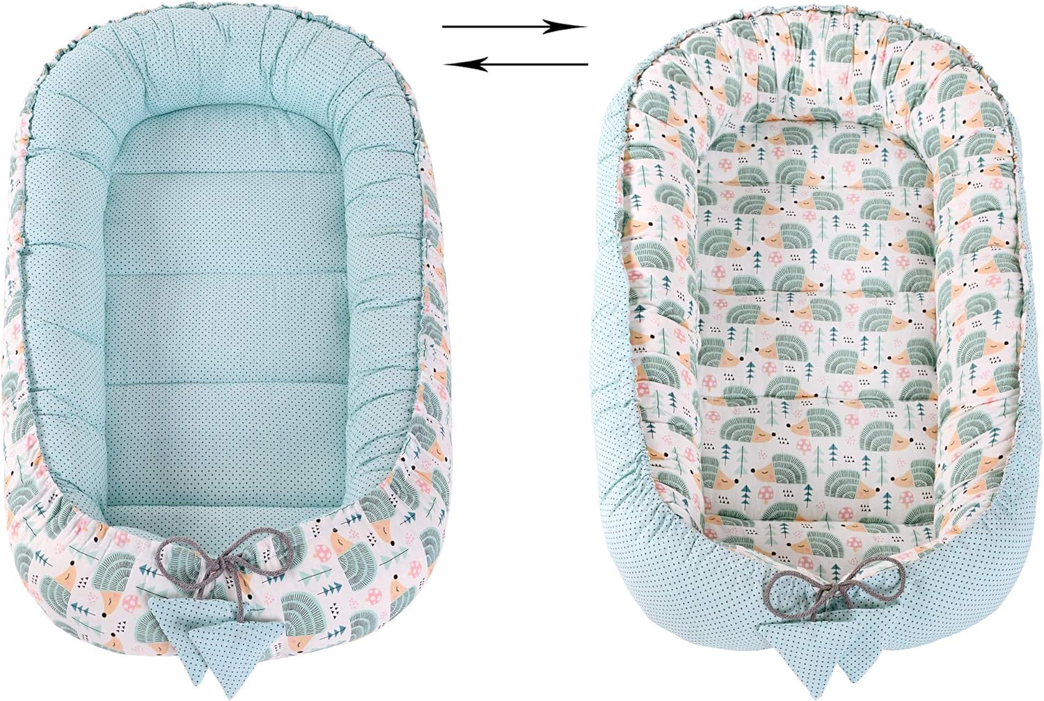 Ropa De Cama 5 Piezas Talla L Juego De Nido De Peluche Con Nido Para Bebe De 90 X 50 Cm 100 Algodon Gris Atrapasuenos Con Minky Gris Cojin Para Bebes Cojin De