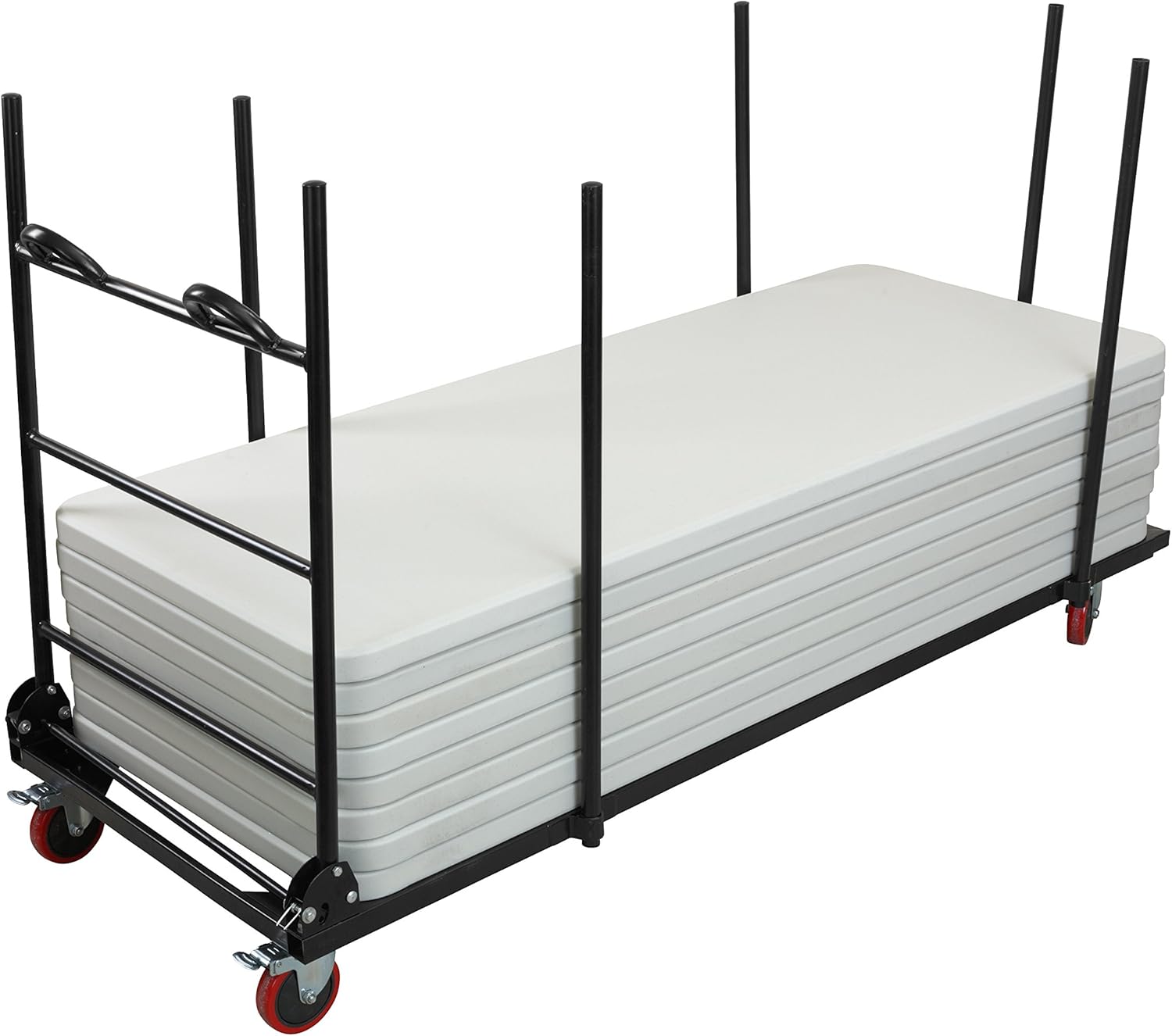 Material Handling Products AdirOffice Folding Table Caddy Steel Body