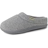Dearfoams Women's Lacey Memory Foam Comfort Easy On/Off Clog Slipper