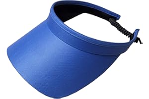 Glove It Classic Solid Coil Visor, Ladies Visor Hat, Sun Visor for Women, Golf Visor with Coil, Visor for Running, Tennis