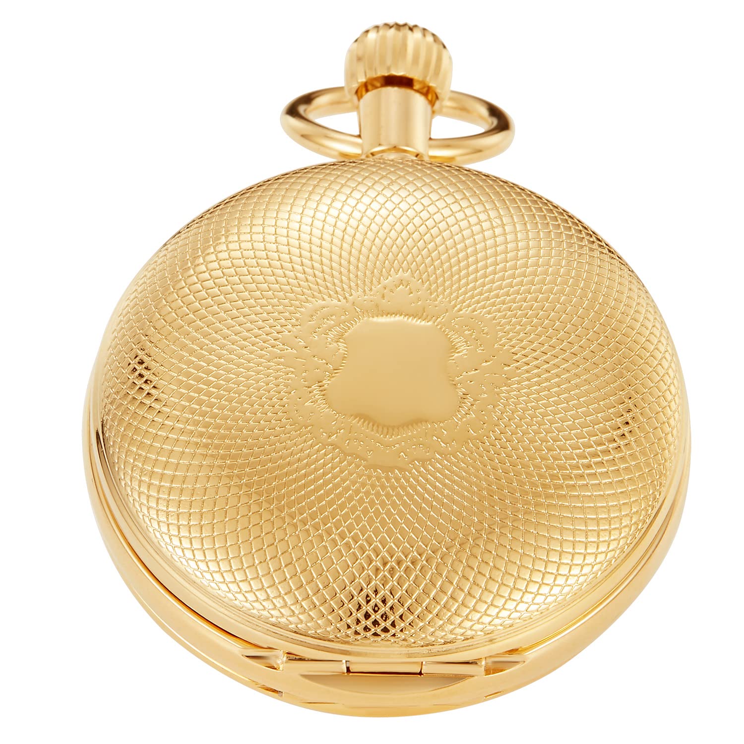 Whodoit Elegant Men's Mechanical Pocket Watch with Chain and Box