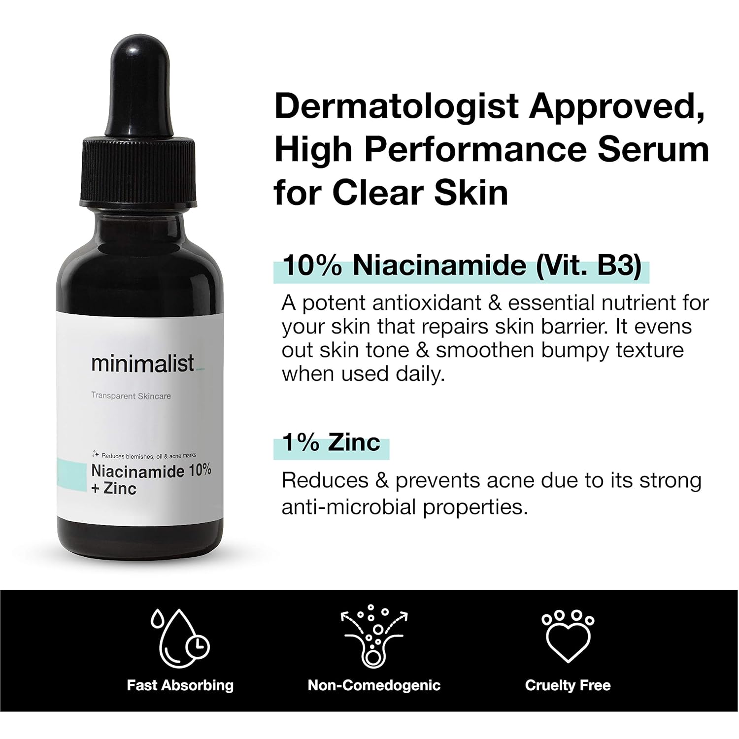 minimalist serum for acne scars