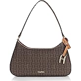 Halston Womens Heidi Signature Logo Top Zip Shoulder