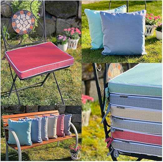 Heimtexland Outdoorkissen Sitzkissen Schmutz Und Wasserabweisend Outdoor Garten Polster Stuhlkissen Lotus Effekt 40x40 Sand Typ676 Amazon De Kuche Haushalt