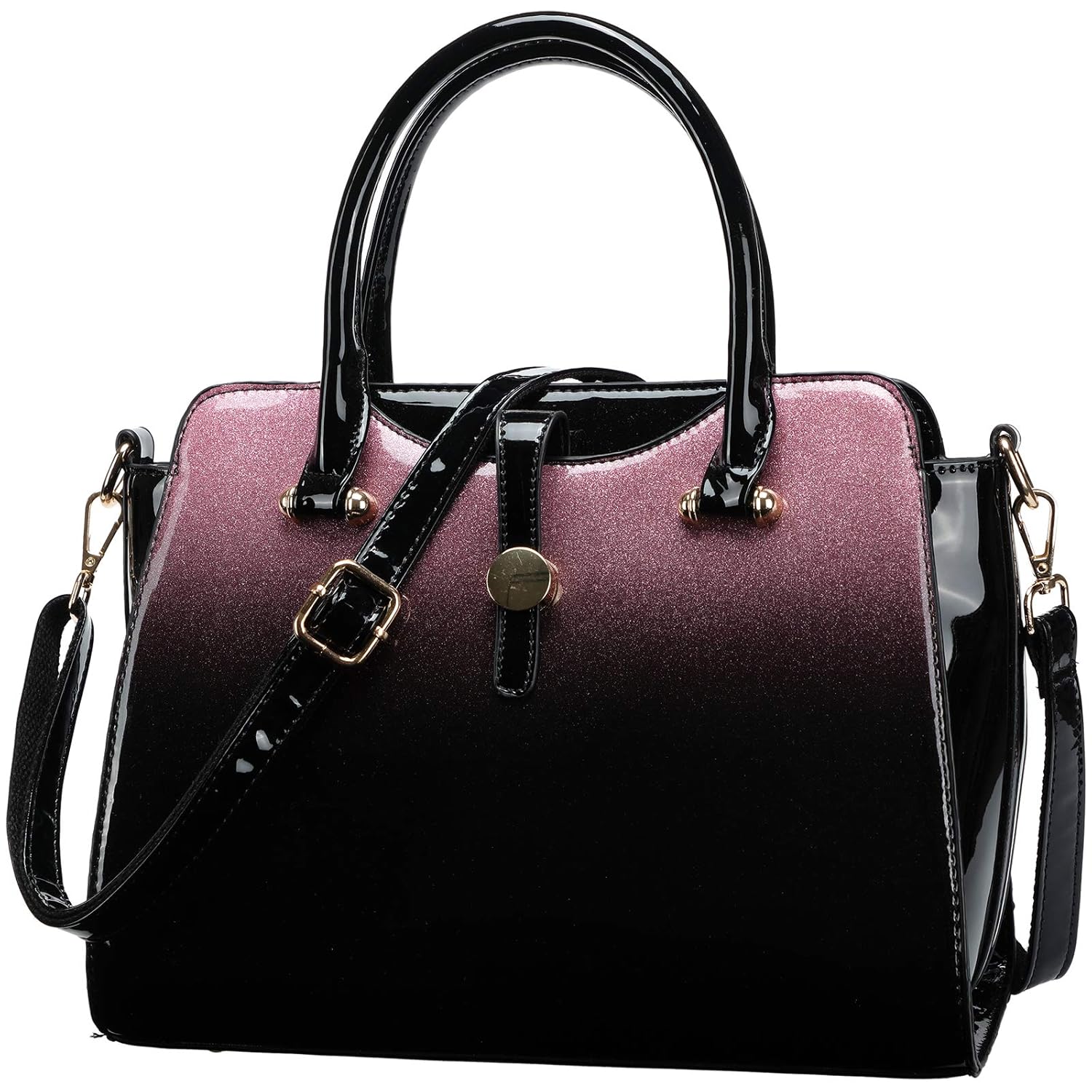 patent leather bags amazon
