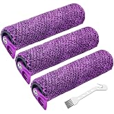 SD201 Brush Roll for Shark Steam Pickup 3-in-1 Steam Mop SD200 SD201C SD205 | Anti Hair Wrap Roller Pet Hair &amp; Long Hair Solution - 3 Pack Shark SD201Q Brush Roller and 1 Cleaning Tool Parts