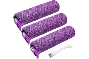 JORAIR 3 Pack SD201 Brush Roller Compatible with Shark Steam Pickup 3-in-1 Steam Mop SD200 SD201C SD201Q SD205 Models - 3pcs Roll Brush 1 Cleaning Tool Replacement Parts Accessories Kit for Months