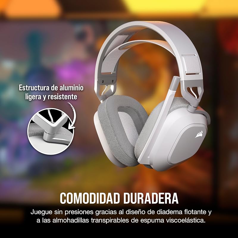 HS80 MAX Wireless Auriculares para Juegos – Blanco