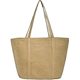 UIBRN Straw Bags for Women, Woven Straw Tote Bag Raffia Beach Shoulder Handbag for Summer Travel 2026