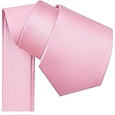 Branduce 3.15"（8cm） Men's Solid Color Formal Woven Necktie + Gift Box