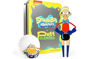 PuttBuddies Collectable Divot Tool w/Attachable Ball Marker Gift Set | Spongebob Golf Collection