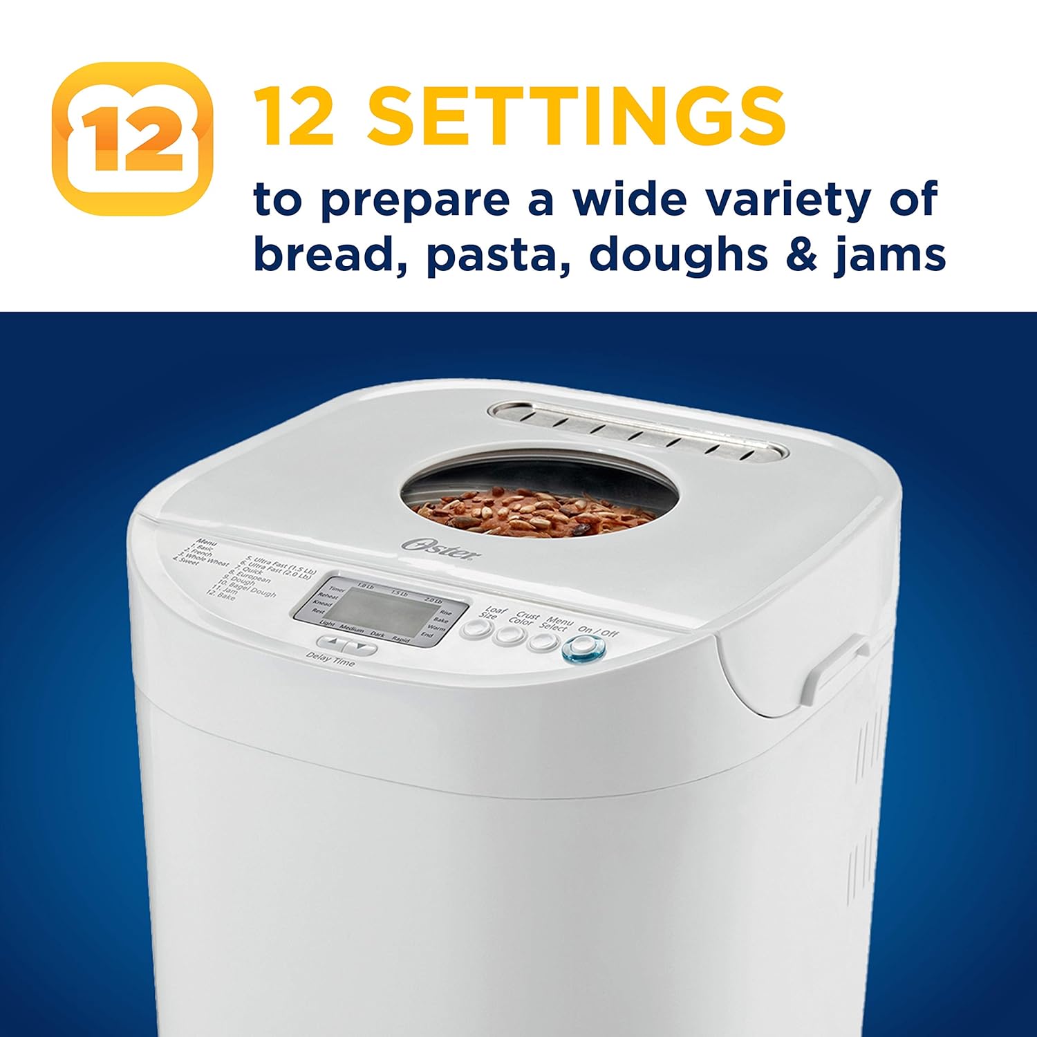 Buy Oster Ckstbrtw20 2-Pound Expressbake Breadmaker White Online at Low  Prices in India - Amazon.in