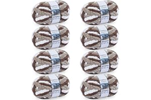 Cozyful Chunky Yarn for Hand Knitting - #10 Chunky Chenille Blanket Yarn, Jumbo Big Thick Chunky Yarns for Crocheting, Tie Dy