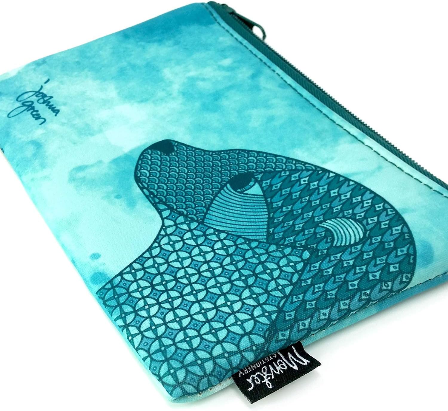 Monster Stationery - Single-Pocket Neoprene Pencil Case - Joshua Green Design - Otter - Image 3