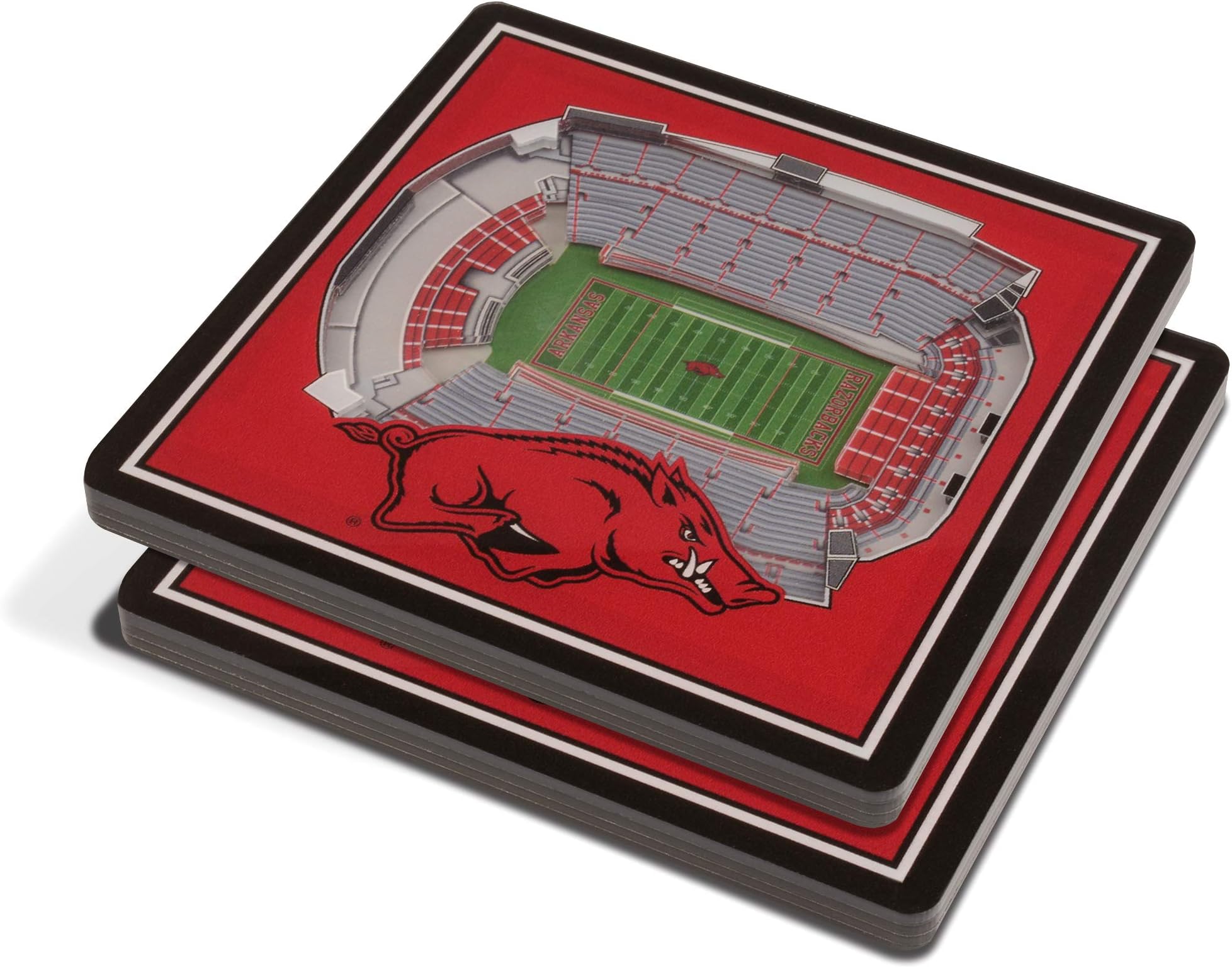 SPORTULA NBA Utah Jazz Boasters, Heavy Duty Stainless Steel Coasters, Set of 4