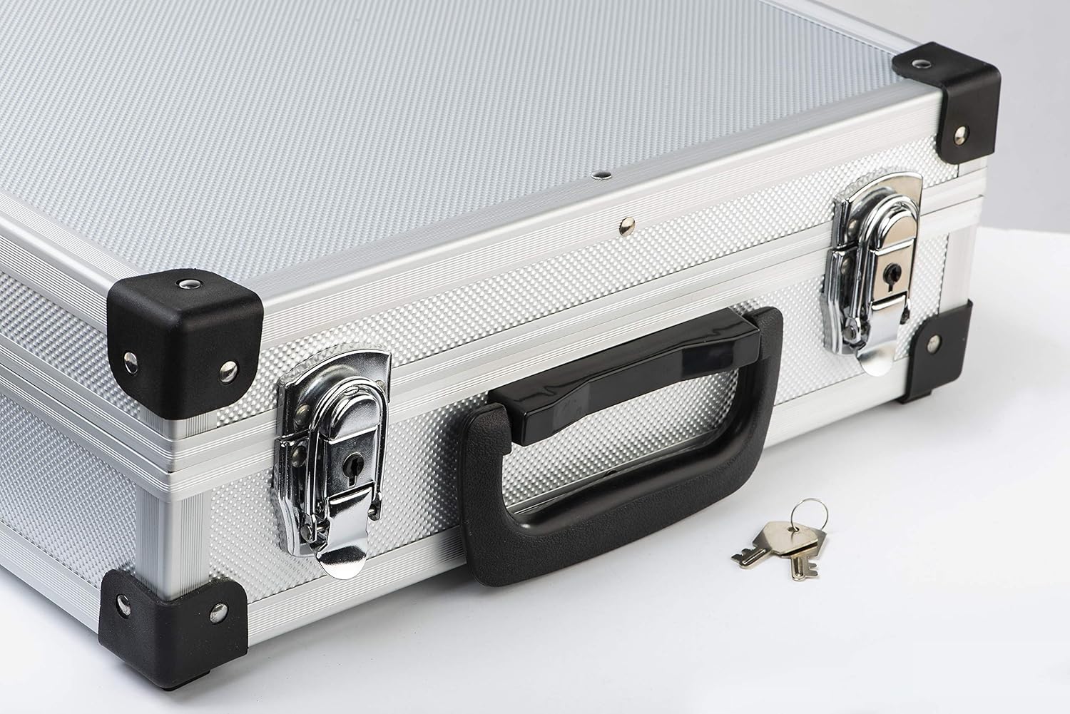 MC.Sammler Aluminium Coin Case with 5 Coin Trays for 170 Pieces 10 20 25 Euro Coins in Capsules, silver - Image 4