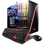 iBUYPOWER Ultra Gaming PC Desktop AM900Z - Intel i7-7700K 4.2GHz, Geforce GTX 1070 8GB, 16GB DDR4 RAM, 1TB 7200RPM HDD, 240GB SSD, WIFI USB Adapter, Light Up Case, Win 10 Home, VR Ready, Black