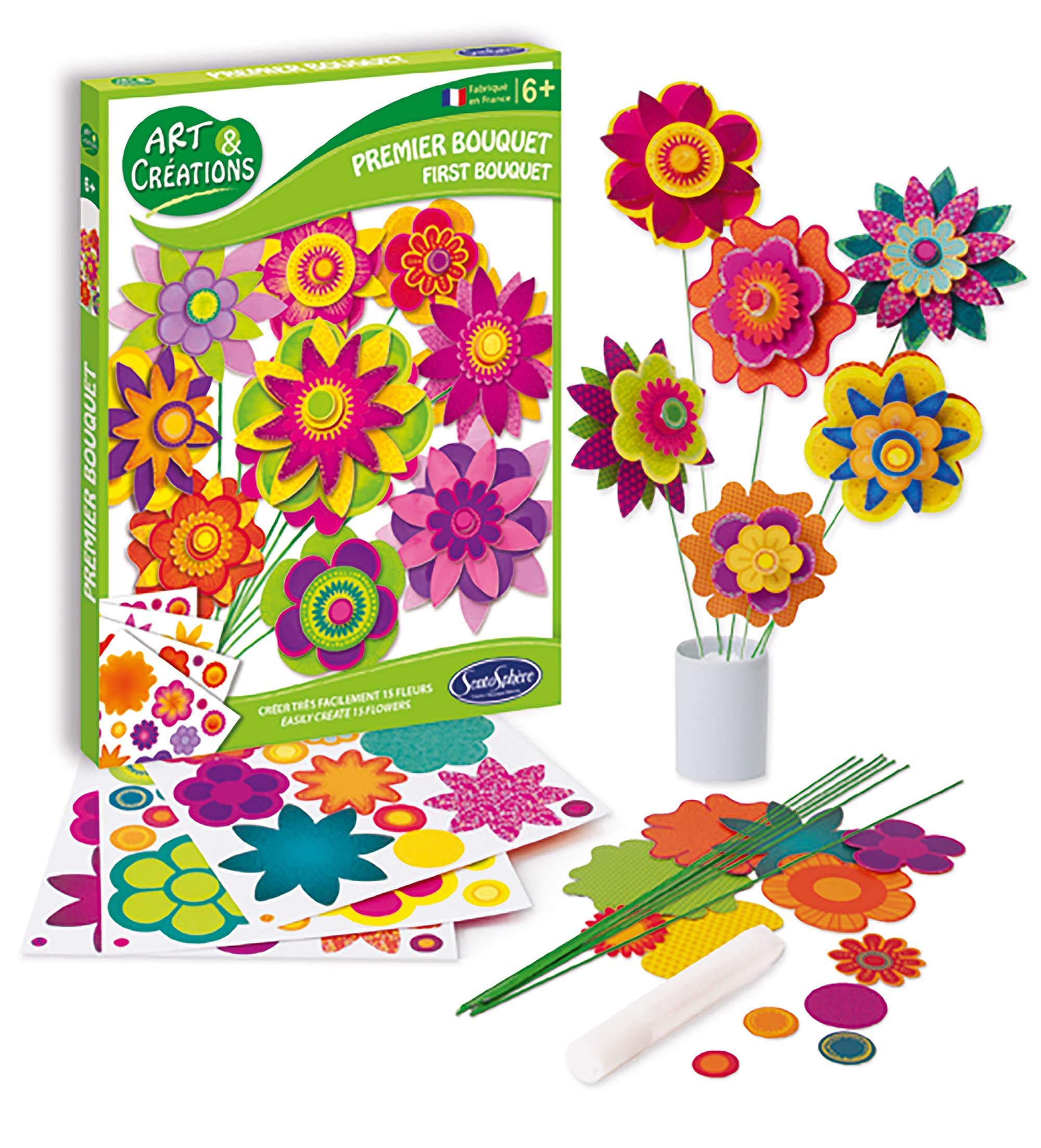 Sentosphère 3902000 "First Bouquet" Craft Set