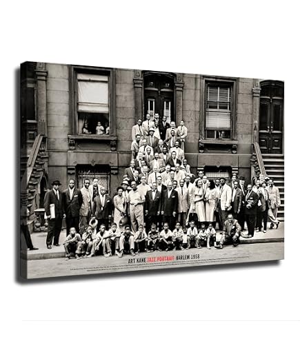 Amazon.com: Art Kane A Great Day in Harlem Jazz Portrait 1958 Art