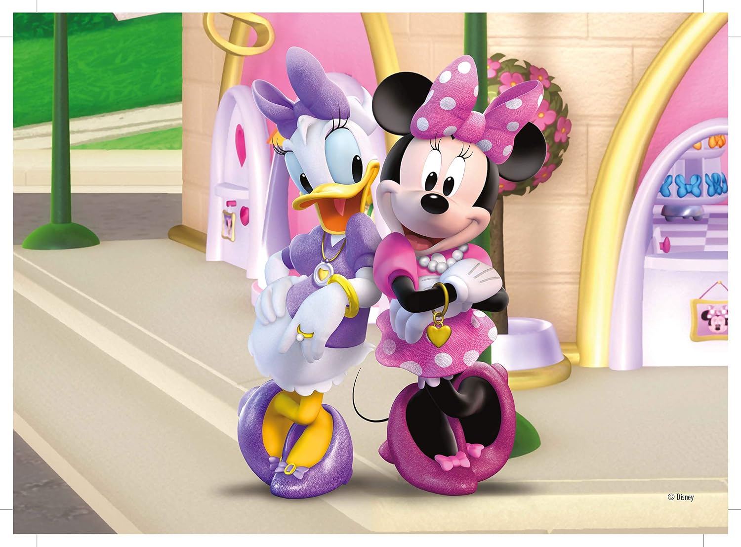 King 5254 Disney 4-in-1 Jigsaw Puzzle Minnie Mouse (12/16/20/24-Piece ...
